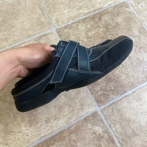 Vintage leather mule sandals